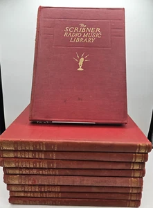 The Scribner Radio Music Library Volumes 1-9 Hardcover 1946 - Picture 1 of 7