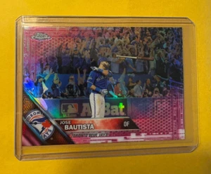 2016 Topps Chrome Pink Chrome #191 Jose Bautista Blue Jays BAT FLIP - Bild 1 von 2