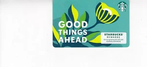 Starbucks Card "Recycled Winter 2021 Good Things Ahead " PIN COVER INTACT - Picture 1 of 1