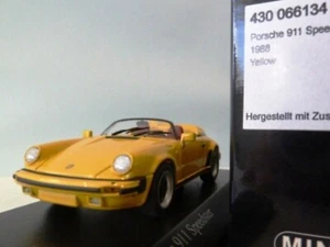 WOW EXTREM SELTEN Porsche 911 930 Speedster 1988 gelb 1:43 Minichamps-Funke - Bild 1 von 3