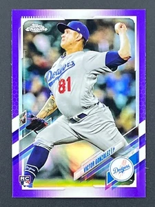 VICTOR GONZALEZ RC 2021 Topps Chrome Update #USC14 Viola Rifrattore Dodgers - Foto 1 di 2