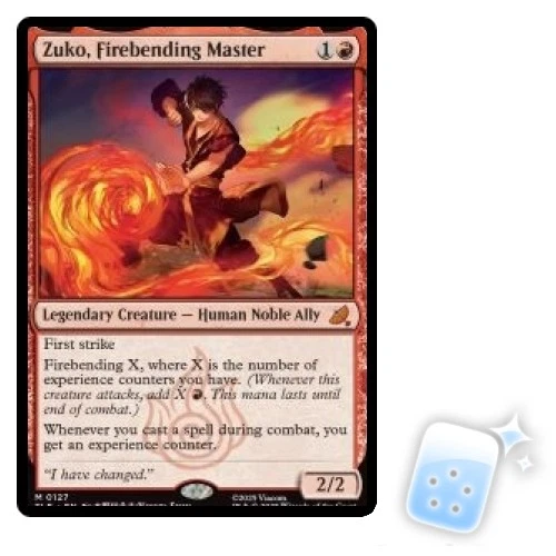 ZUKO, FIREBENDING MASTER Avatar: The Last Airbender Eternal Magic MTG MINT CARD - Image 1 of 1