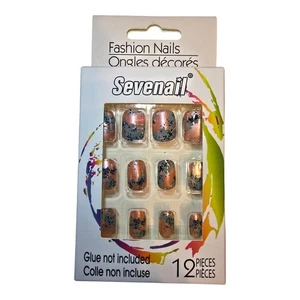 Sevenail Artificial Moda Uñas Squoval Pegamento Mediano 12 Piezas - Imagen 1 de 3