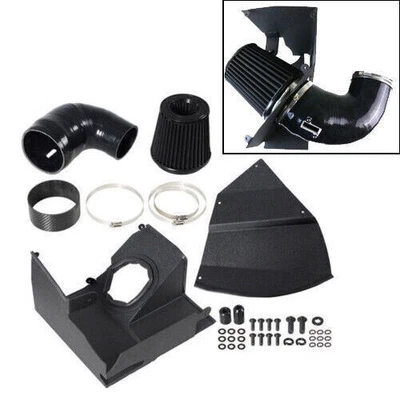 Black Cold Air Intake Kit For 2019-2022 BMW 320I 330I G20 G21 2.0L L4 B48 Engine - Image 1 of 4