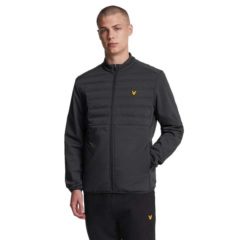 Lyle & Scott Mens Hybrid Double Baffle Stretch Funnel Neck Jacket 30% OFF RRP - Image 1 of 1