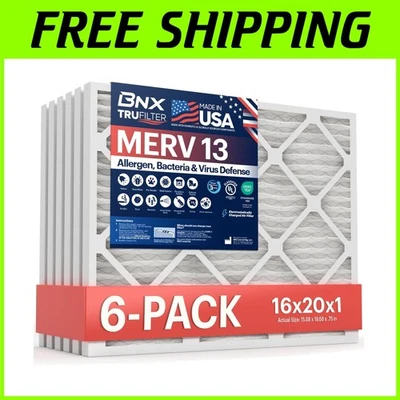 TruFilter MERV 13 6-Pack - Electrostatic Pleated Air Filters - Image 1 of 4