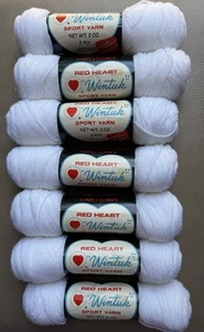 Coats&Clark Red Heart Sportgarn 2-fädig E281 Wintuck Orlon Acryl 2oz Menge 7 - Bild 1 von 6