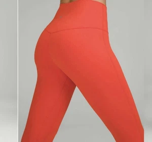 Lululemon Align hoch geschnittene Hose 25" doppellagige Leggings Yogahose Größe 10 - Bild 1 von 12