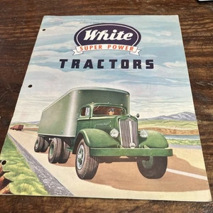 1949 WHITE SUPER POWER Truck Tractor Brochure - Picture 1 of 3