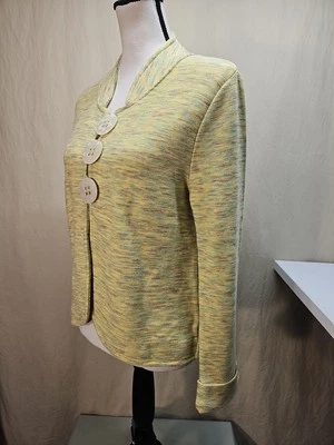 Cárdigan Suéter Willow Botón Grande Multicolor Para Mujer Talla Pequeña Usado en Excelente Condición  Foto 1 de 4