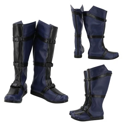 Dead SuperHero Pool Wolverine Shoes High Leg Boots Halloween Party Boots PU Mens - Image 1 of 4
