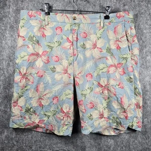 Polo Ralph Lauren Herrenshorts 36 x 8,5" klassische Passform Blumenmuster Hawaii Sommer Pool - Bild 1 von 13