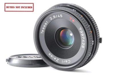 [Near MINT] Contax Carl Zeiss Tessar T* 45mm F/2.8 Lens C/Y Mount MMJ From JAPAN - Image 1 of 4