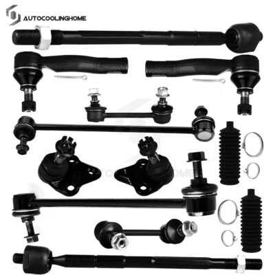 Front Inner Outer Tie Rod Ends Sway Bars Ball Joints For 2001-2005 Toyota RAV4 - Image 1 of 4
