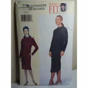 Vogue Sewing Pattern 7136 By Sandra Betzina Dress, Top, Skirt UNCUT 1999 Vintage - Picture 1 of 6