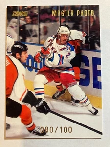 2001-02 Stadium Club Master Photo - BRIAN LEETCH #34 New York Rangers /100 - Picture 1 of 1