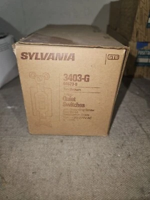 Vintage Sylvania Carded Quiet 3-way Toggle Switch In Box New - Image 1 of 2
