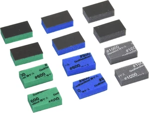 KS10-A3B Sanding Sponge Sandpaper Stick 10Mm Assortment Set B (12 Pcs) - Picture 1 of 8