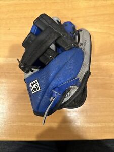Franklin RTP 8.5 N Youth Baseball Glove Blue Black Silver Right handed throw