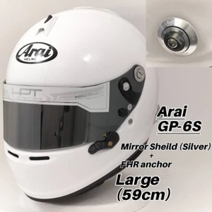 ARAI Helmet GP6S with shield and anchor Auto Racing sold by "Helmet Paint Tokyo" - Bild 1 von 3