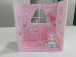 Set gioco ufficiale Sanrio My Melody impilabile acrilico soggiorno casa delle bambole - Foto 1 di 9