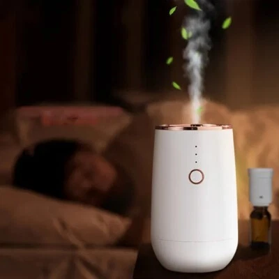 AUSHA Cordless Oil Diffuser Portable WaterlessNebulizer Car Home Bedroom 2000mAh - Image 1 of 4