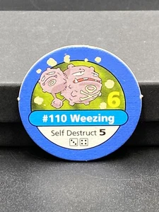 Pokemon Meister Trainer Brettspiel Ersatzstück Weezing #110 Chip - Bild 1 von 2