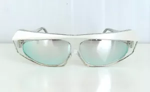 SELTENE VINTAGE 1980ER ALAIN MIKLI 078037 TRANSLUZENTE SONNENBRILLE SPIEGELGLÄSER AUS NOS - Bild 1 von 7