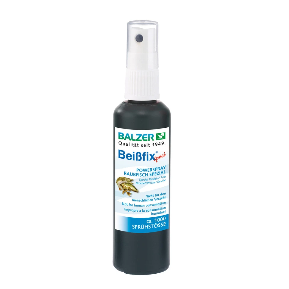 (199,80€/1l) Balzer Lockstoff angeln -  Beißfix Power Spray 50ml Raubfisch Spezi - Bild 1 von 1