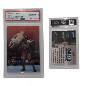 1999 Kane WWF #13 “H.O.F. 21” Inscription PSA GEM MT 10 Auto - Picture 1 of 1