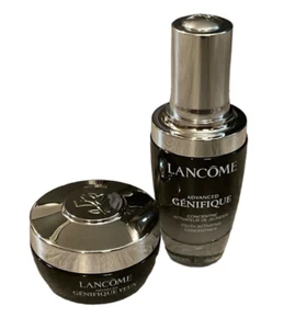 Juego de 2 piezas Lancome Advanced Genifique suero juvenil 1 oz + crema para ojos 0,5 oz - nuevo sin caja - Imagen 1 de 3