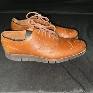 Cole Haan 2.Zerogrand Budapester Oxford British Tan Leder-Java Sohle. Größe: 11,5 - Bild 1 von 9
