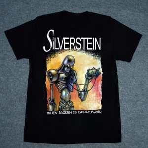 Silverstein Quando Rotto È Facilmente Fissabile Fascia Regalo Per Fan T Shirt da S a 5XL CT114 - Foto 1 di 3
