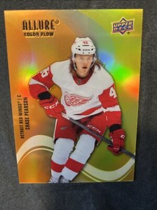 22-23 UD Allure Hockey Rookie Color Flow Orange-Yellow SF-20 Chase Pearson