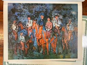 Raoul Dufy "Riders in the Forest" Print, 14 5/8" x 11 1/4"  - Picture 1 of 1