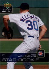 2003 Upper Deck First Pitch Cubs Baseball Card #276 Todd Wellemeyer SP Rookie