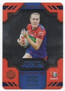 2024 TLA NRL RIVALRY - Game Card (GC) 36 - Tamika Upton (Knights) - Picture 1 of 2