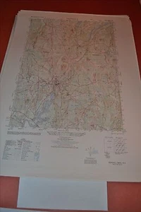 1940's Army topographic map Pepperell Massachusetts -Sheet 6669 II NE - Picture 1 of 1