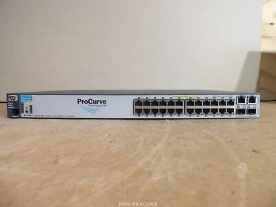 HP J9087A 2610-24-PWR Gigabit PoE Switch 24 porte LAN 10/100 - ESCL RACK EARS - Immagine 1 di 4