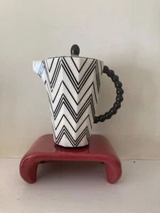 Art Deco teapot with two cups and saucers designed by Pavel Yanek - Picture 1 of 4