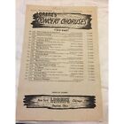 Beautiful Dreamer Lorenz's Concert Choruses 2- Part Vintage Sheet Music