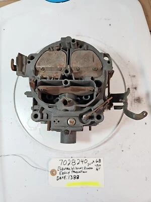Carburador original vintage Buick Electra Wildcat Riviera 1968 7028240 1388 Foto 1 de 4
