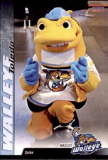 2010-11 Toledo Walleye #25 Mascot Spike - NM Hockey Card