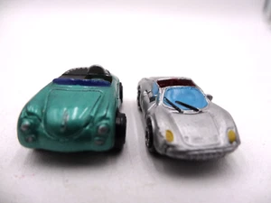 Micro Machines Ultrasmall Insiders Mini BLUE GREEN PORSCHE 356 Galoob Porsche 35 - Picture 1 of 9