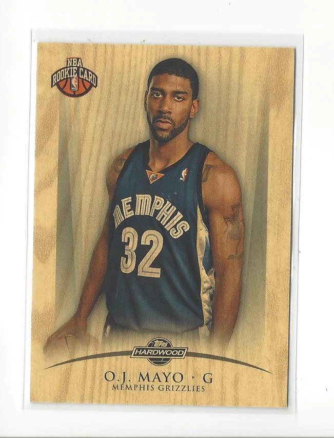 2008-09 Topps Hardwood Hardwood #103B O.J. Mayo (Standing) Rookie Grizzlies /299 - Image 1 of 1