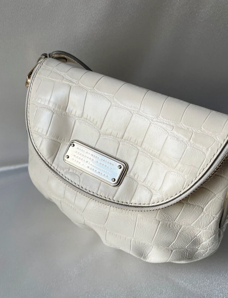 MARC BY MARC JACOBS Mini Natasha Crossbody Bag - Leche / White - Image 1 of 4