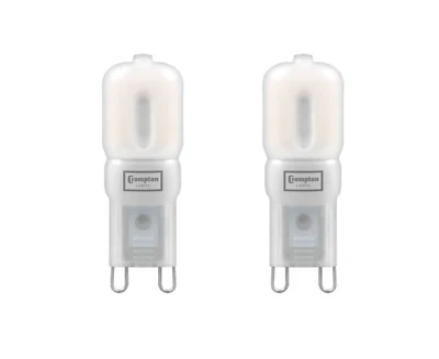 Crompton LED 2.5W G9 Warm White Lamp Light Bulb 2700K 3415 2 Pack - Image 1 of 4