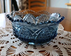 Fenton Federal Smoky Blue Small Dessert  Bowl - Picture 1 of 6