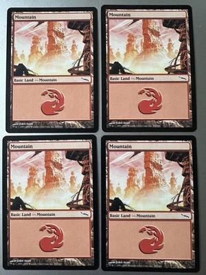 4x Mountain #302 (NM) Mirrodin Common MRD Magic the Gathering MTG Playset - Image 1 of 2