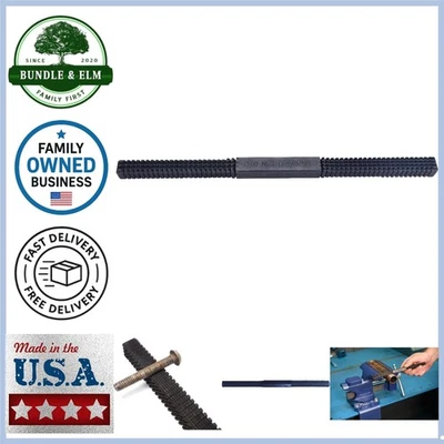 Metric Thread Restoring File 0.80-3.00 for Bolts Pipes Cross Threads - Image 1 of 4